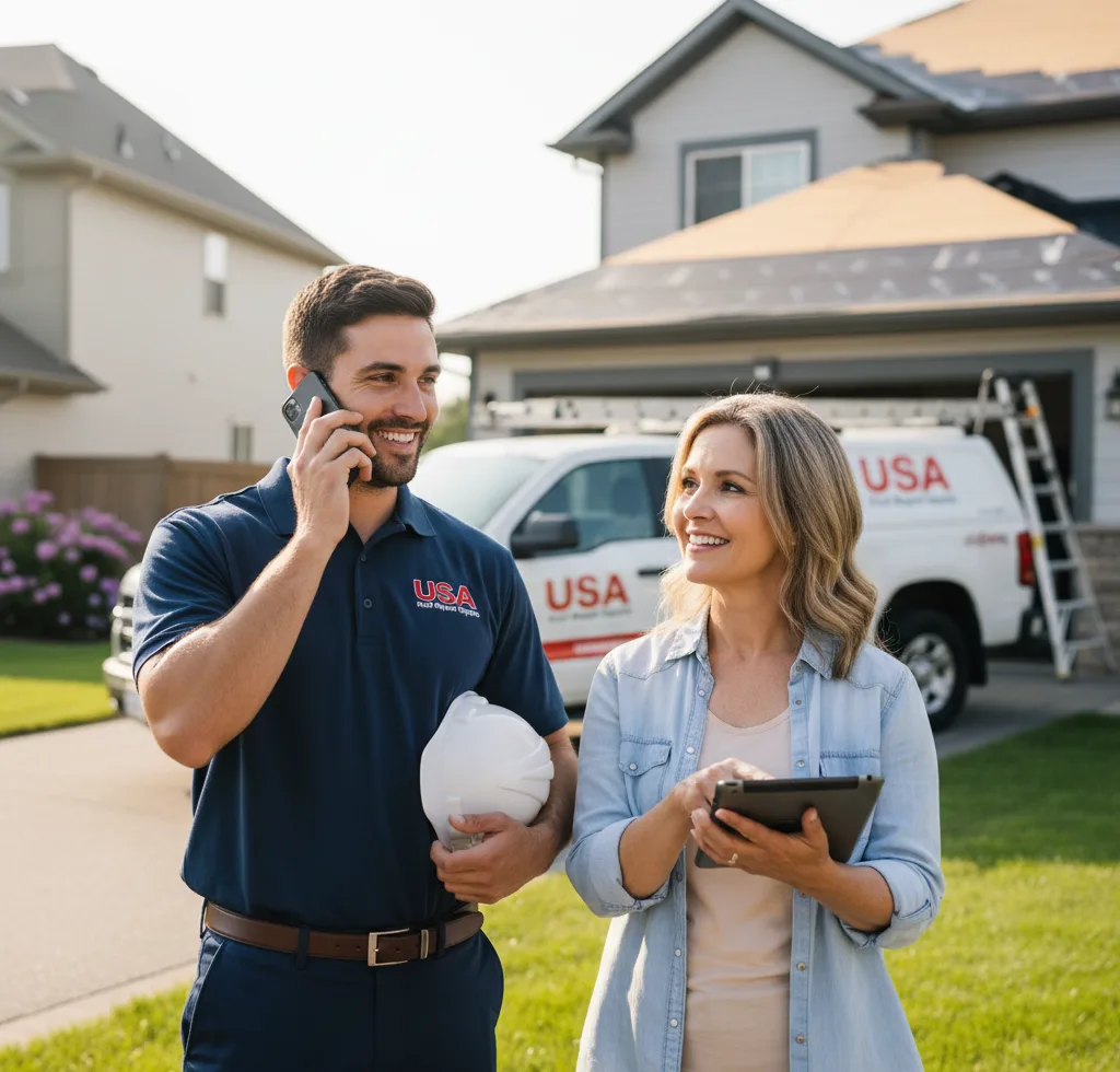 USA Roof Repair Experts customer support in Yankton